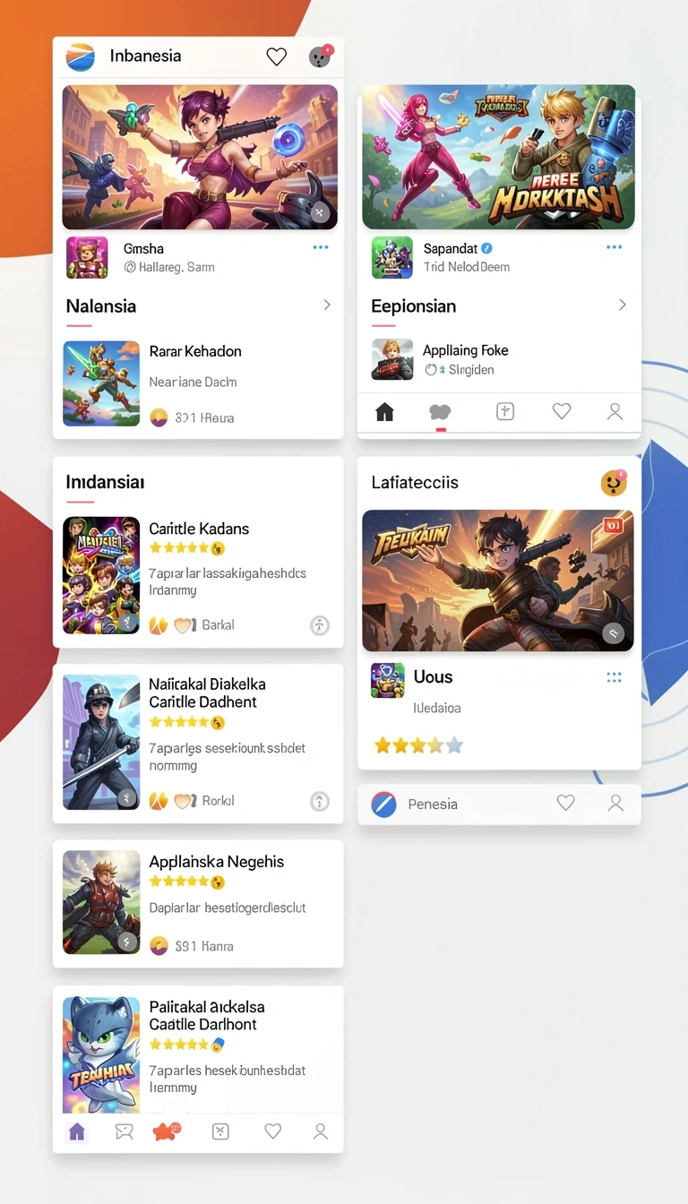 Beragam pilihan permainan menarik dalam aplikasi Download taruhan77 APK untuk Android.