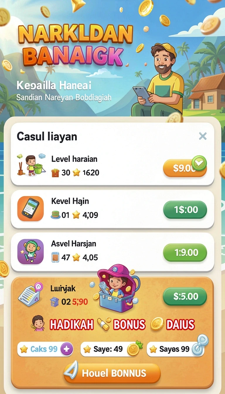 Beragam pilihan permainan menarik dalam aplikasi Review Aplikasi marquee.